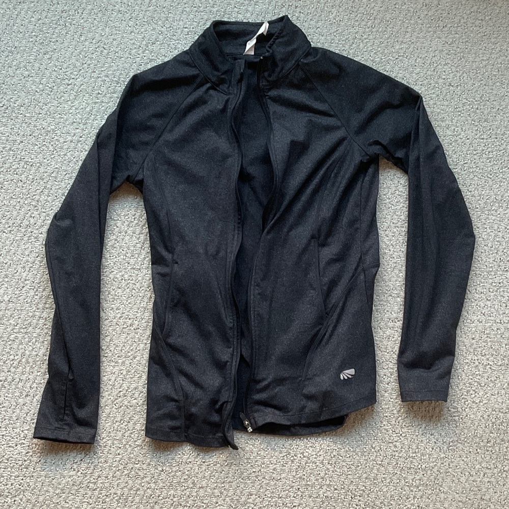 Marika Black Full-Zip Sweatshirt